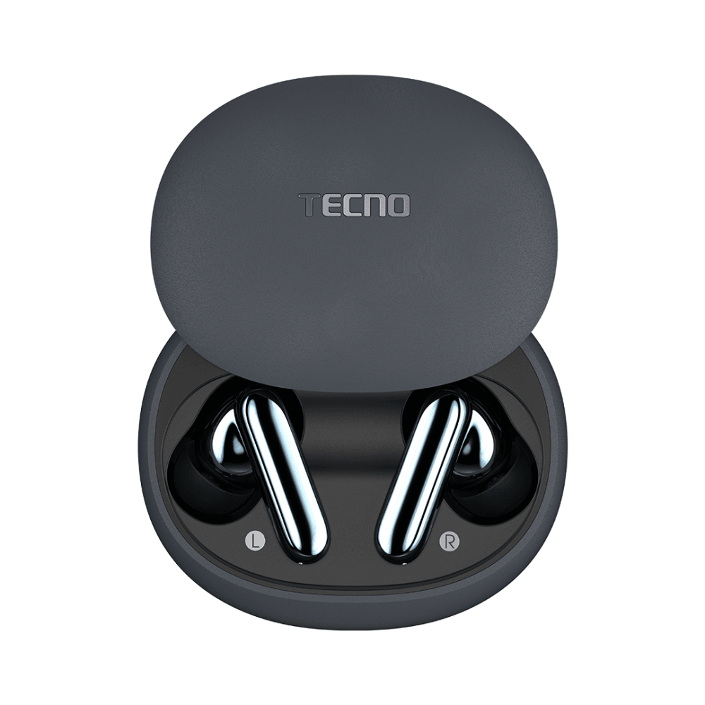 Tecno Беспроводные Bluetooth наушники TU01 серый/grey
